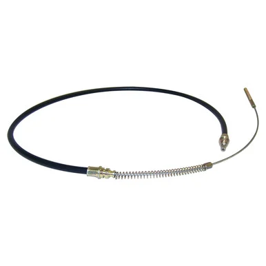 Crown Automotive Jeep Replacement Front Parking Brake Cable for Jeep CJ-7s; 61.75" Long J5353238