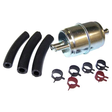 Crown Automotive Jeep Replacement Fuel Filter Kit, Single Inlet, Dual Outlet J8129383