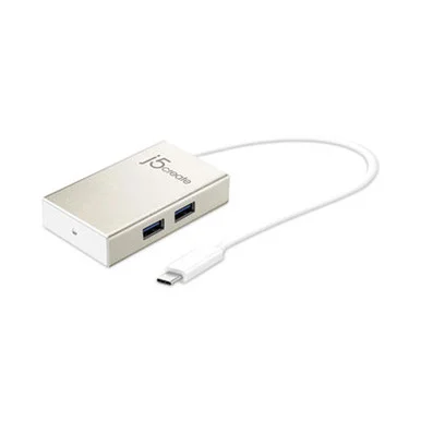 ACP JCH343US Usb-c 4-port Hub, Silver