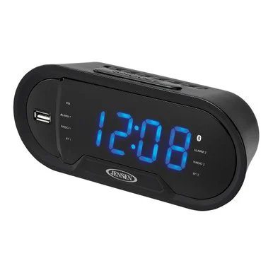 Jensen JCR-298 Bluetooth Digital AM/FM Dual Alarm Clock