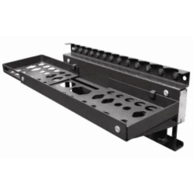 K Tool International KTI-72465 Multipurpose Magnetic Tool Holder W/ 15 Lb. Capacity And Extension - 20"w X 5"d X 4.75"h, Black Steel