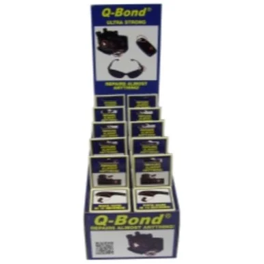 K Tool International KTI90003 Q-bond Adhesive Kit, 10 Pack With Display