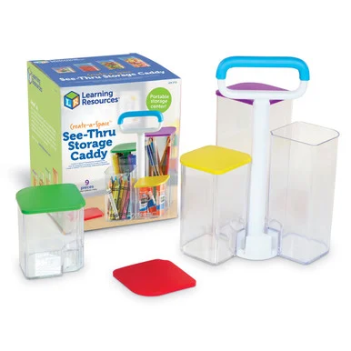Learning Resources Create-a-Space SeeThru Storage Caddy (ler3712)