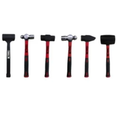 K Tool International LK18120501 K-tool Assorted 6-piece Hammer Set