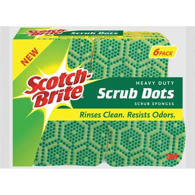 Scotch-Brite Scrub Dots Heavy-duty Scrub Sponge (mmm-303064)
