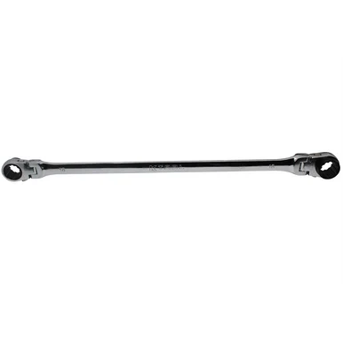 K Tool International XDDB16X18 Wrench 16mm X 18mm Metric Ratcheting Reversible Double Box Universal Spline 90 Tooth MST16X18