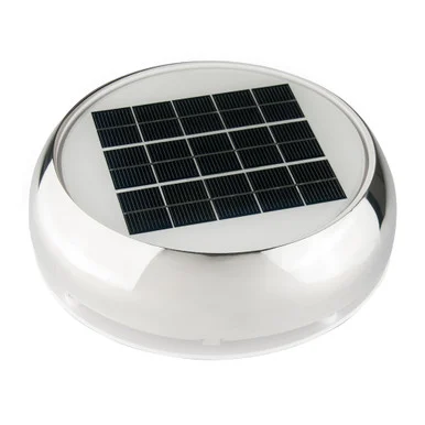 Marinco N20804S 4" Day/night Solar Vent - Stainless Steel