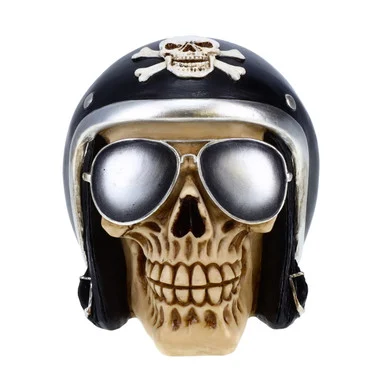 Treasure Cove P75492C Skull With Glasses And Helmet