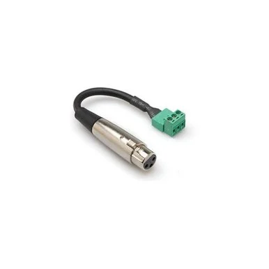 Hosa Technology Low-voltage Adaptor, Xlr3f To Phx3m, 6 In - Xlr/phoenix For Audio Device - 6" - 1 X Xlr Female Audio - 1 X Phoenix Male Terminal Block (phx106fbulk)