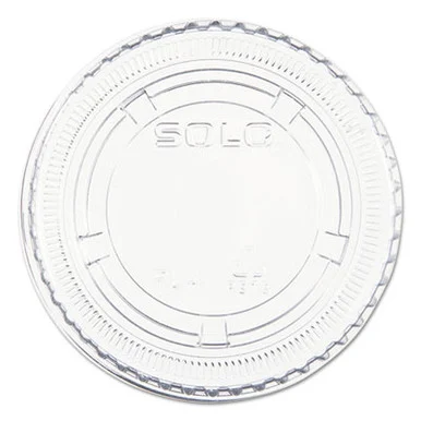 Dart PL4N Portion/souffle Cup Lids, Fits 3.25 Oz To 9 Oz Cups, Clear, 125/pack, 20 Packs/carton