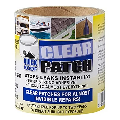 Cofair Products QRCP420 Quick Roof Clear Patch