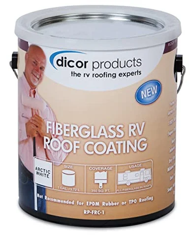 Dicor RP-FRC-1 Fiberglass RV Roof Coating System- White
