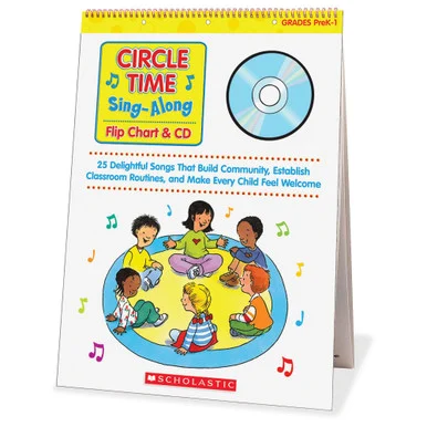 Scholastic Circle Time Sing-along Flip Chart & Cd Education Printed/electronic Book By Paul Strausman - Cd-rom, Book - 26 Pages (shs-0439635241)