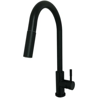 American Brass SL4000BMTA RV Kitchen Faucet Single Handle Black - american brass manufacturing co