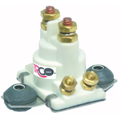 Arco Marine SW097 Outboard Solenoid W/flat Isolated Base & White Housing