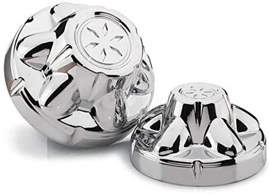 Dicor Corp TAC545-CC Wheel Covers- Hubcaps- and Simulators (Tac545-Cc Chrome Plated Abs Trailer Hub Covers)
