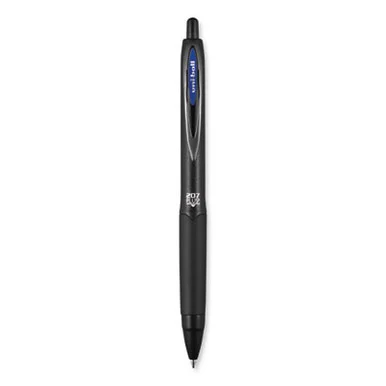 Sanford 70457 207 Plus+ Gel Pen, Retractable, Medium 0.7 Mm, Blue Ink, Black Barrel, 4/pack UBC70457