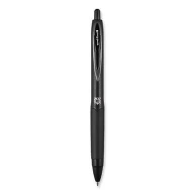 Sanford 70460 207 Plus+ Gel Pen, Retractable, Medium 0.7 Mm, Black Ink, Black Barrel, 4/pack UBC70460