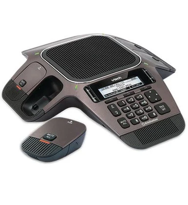 VTech ErisStation VCS754 IP Conference Station - Wireless - DECT 6.0 - Desktop - Black