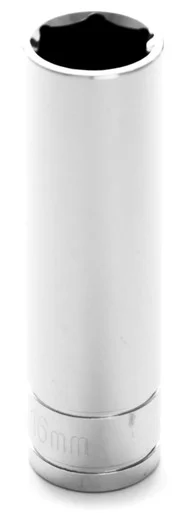 Wilmar W32416 Chrome Socket, 1/2" Drive, 16mm, 6 Point, Deep