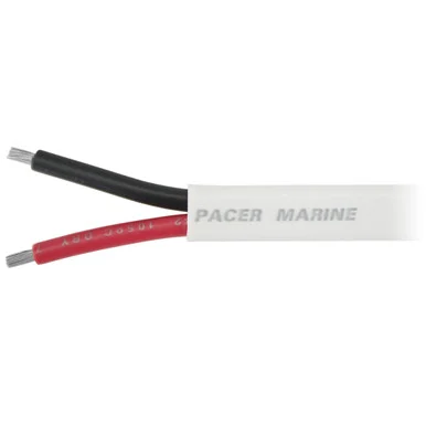 Pacer Group W8/2DC-FT Pacer 8/2 Awg Duplex Cable - Red/black - Sold By The Foot W8/2DCFT