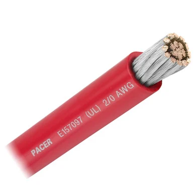 Pacer Group WUL2/0RD-FT Pacer Red 2/0 Awg Battery Cable - Sold By The Foot WUL2/0RDFT