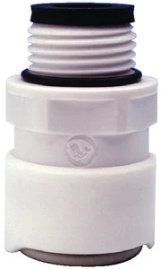 Whale Marine WX1515B Tap Tail Adapter Assembly 1/2 BSP Male