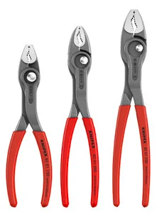 Knipex 002006US4 3 Piece Plastic Dipped Twingrip Pliers Set