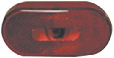 Command Electronics 00354P Red Oval Clearance Light
