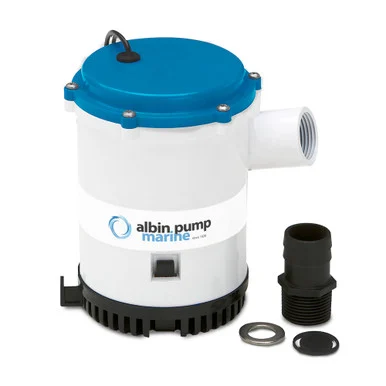 Albin Pump Marine 01-03-012 Albin Pump Bilge Pump Heavy Duty 1750 Gph - 24v