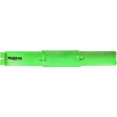 Yakgear 019004LG Fish Measuring Board Lime Green