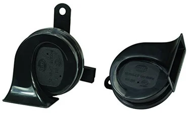 HELLA 012010901 Trumpet Horn Kit Black