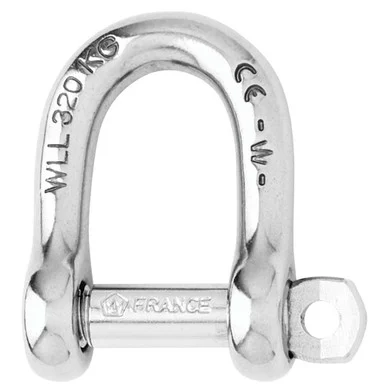 Wichard Marine 01205 Wichard Self-locking D Shackle - Diameter 10mm - 13/32"