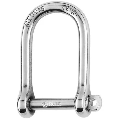 Wichard Marine 01263 Wichard Self-locking Large Opening Shackle - 6mm Diameter - 1/4"