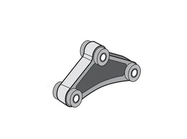 Dexter Axle 01312202 Leaf Spring Equalizer 2.88" Height Triple Axle 8000 lb