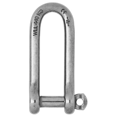 Wichard Marine 01413 Wichard Captive Pin Long D Shackle - Diameter 6mm - 1/4"