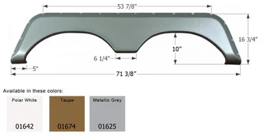Icon 1625 Fender Skirt 01625