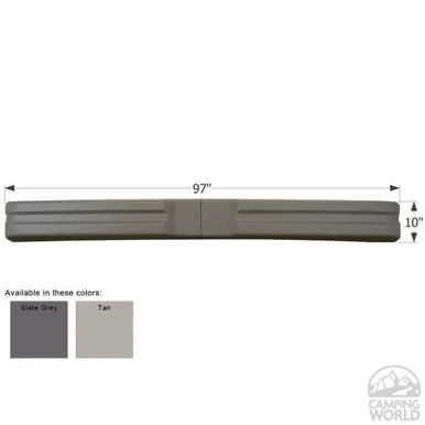 ICON 01732 Glendale Titanium RV Rear Bumper Tan