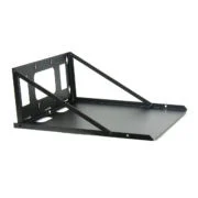Lowell Manufacturing 0181-0344 Wall Shelf-flat Ship-18in W X 14in D, Blk