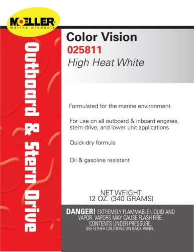 Moeller 025811 High Heat Engine Paint White
