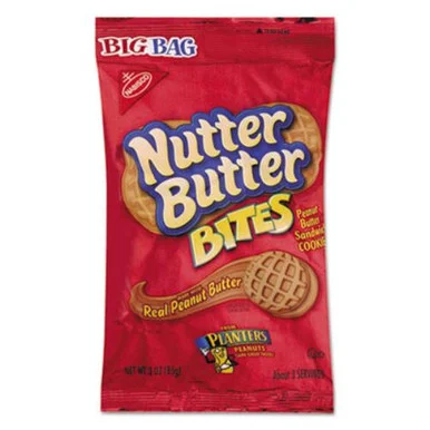 Marjack 03745 Nutter Butter Cookies, 3 Oz Bag, 48/carton