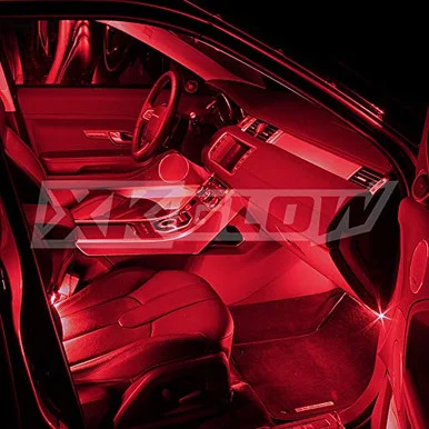 Xk Glow 041004R Red 4pc Car Kit XK041004R