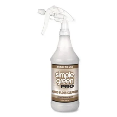 Simple Green 0505032 Pro Hard Floor Cleaner, Lemon Verbena Scent; 32 Oz Spray Bottle, 12/carton