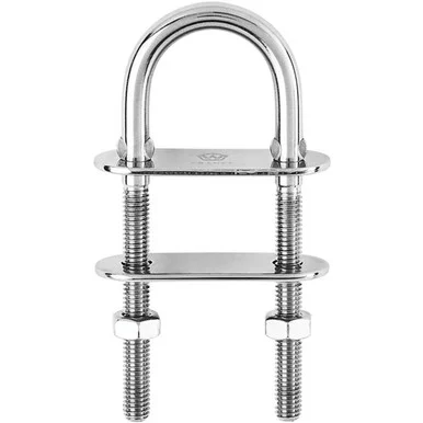 Wichard Marine 06523 Wichard U-bolt Pad Eye - 6mm Diameter - 15/64" - 90mm Length - 3-35/64"