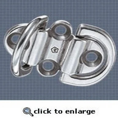 Wichard Marine 06564 Wichard Double Folding Pad Eye - 6mm Diameter - 15/64"