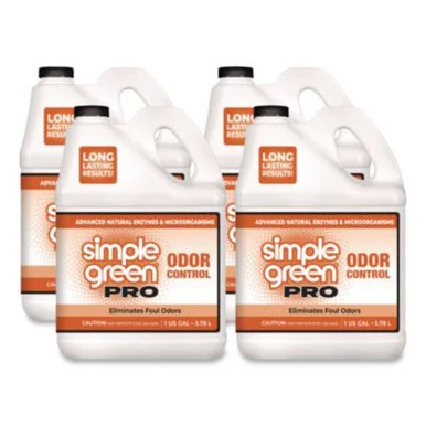 Simple Green 0704128 Pro Odor Control, Lemongrass Eucalyptus, 1 Gal Bottle, 4/carton