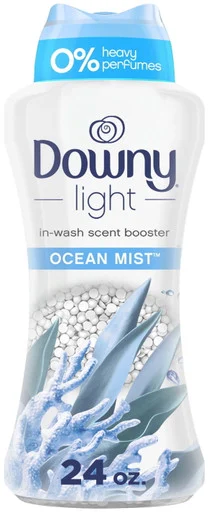 Procter & Gamble 08779 Light In-wash Scent Booster Beads, Ocean Mist Scent, 24 Oz Pour Bottle