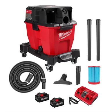 Milwaukee Electric Tools 0920-22HD M18 Fuel 9 Gallon Dual-battery Wet/dry Vacuum Kit