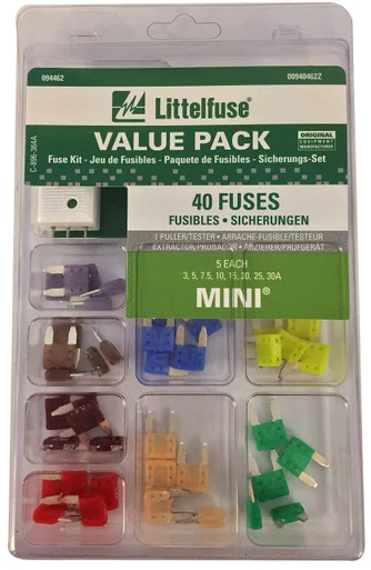 Littelfuse 94462 Mini Fuse Assortment 094462