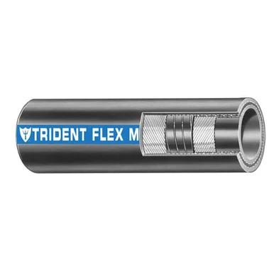 Trident Marine 100-1146-FT 1-1/4" Flex Marine Wet Exhaust & Water Hose - Black - Sold By The Foot